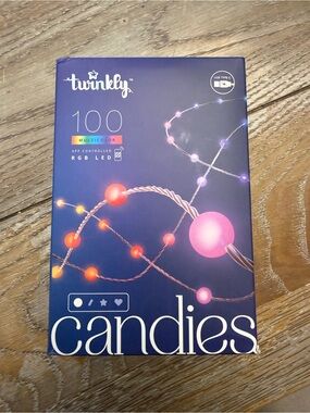 Wink Candies 100 Multicolor RGB LED String Lights - Blue Packaging